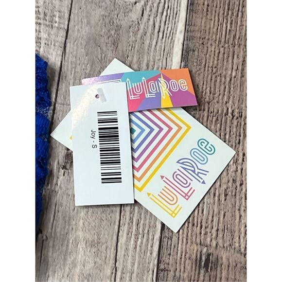 Lularoe Blue Lace Long Kimono Duster Open Cardigan SMALL Bohemian Crochet NWT - Picture 11 of 12